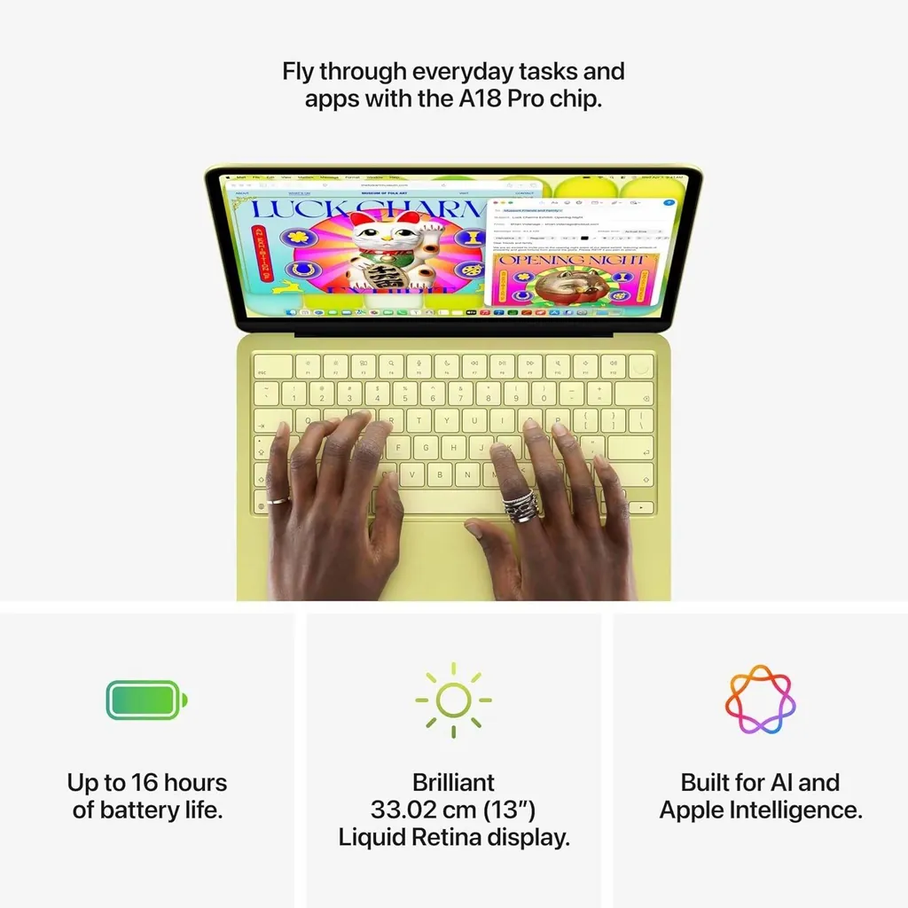 APPLE MACBOOK NEO 13 İNCH 8/256 GB CİTRUS 4