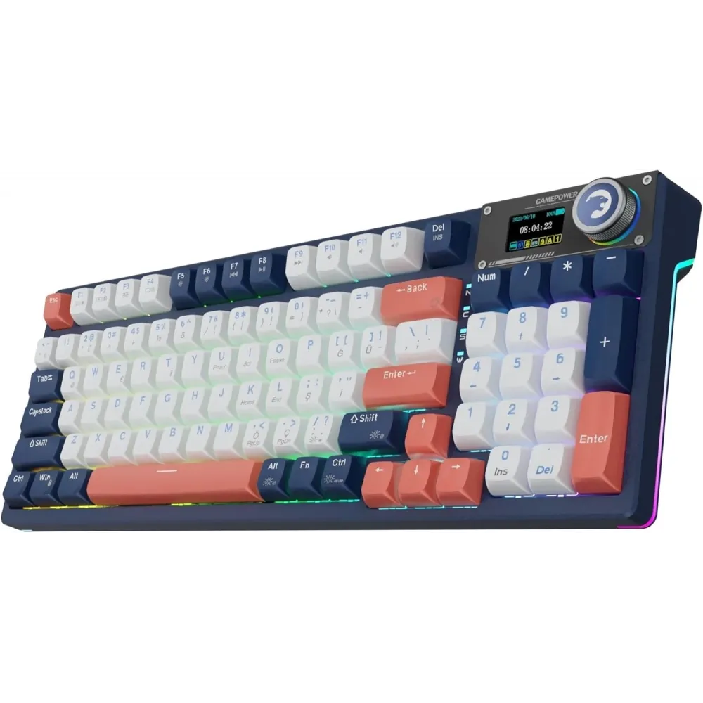 Klavye Gamepower Gasket Elite X Rgb Wireless Mekanik Hot Swap 2