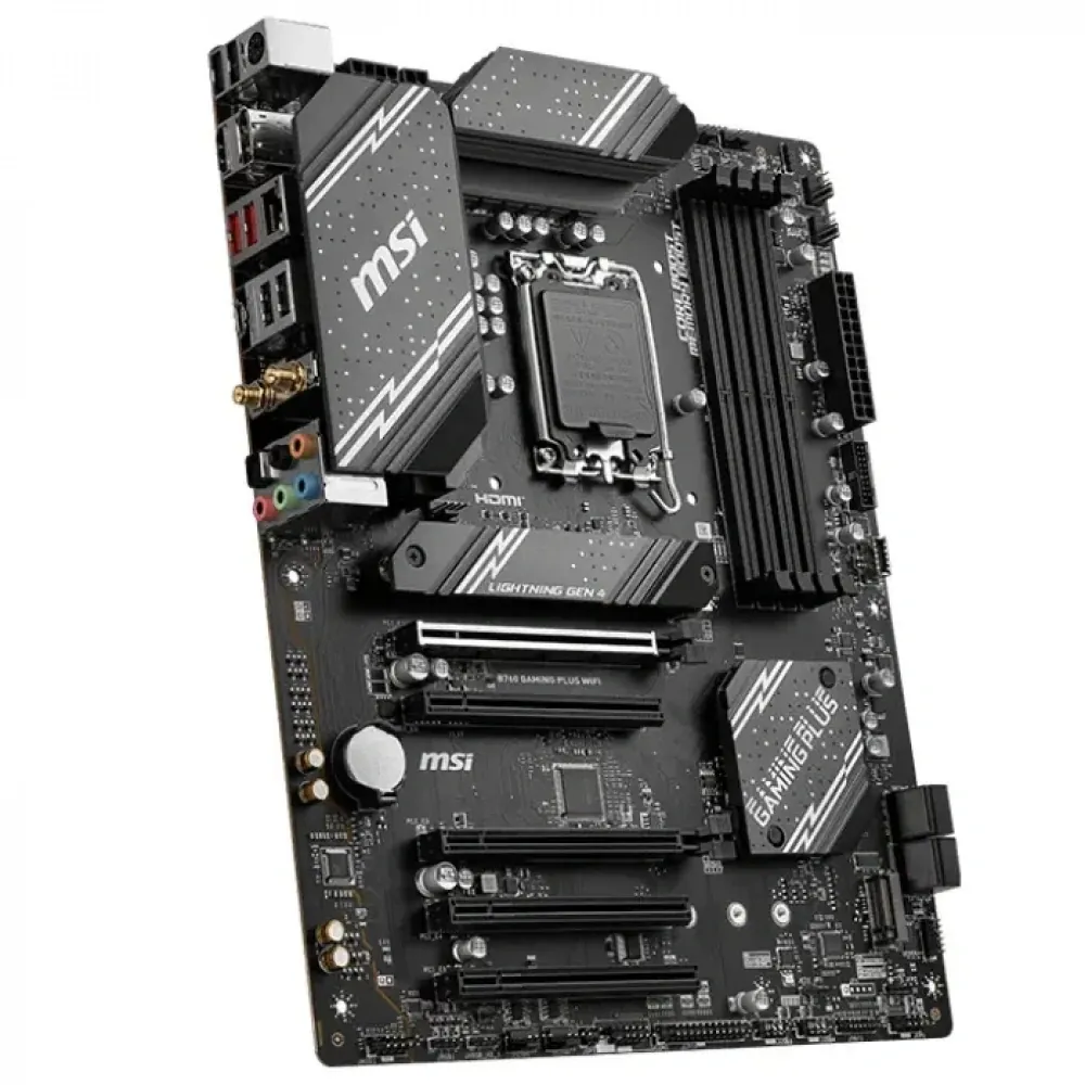Msi B760 Gaming Plus Wifi Ddr5 6800(Oc) Usb3.2 Wi-Fi 6E Atx 1700p 2