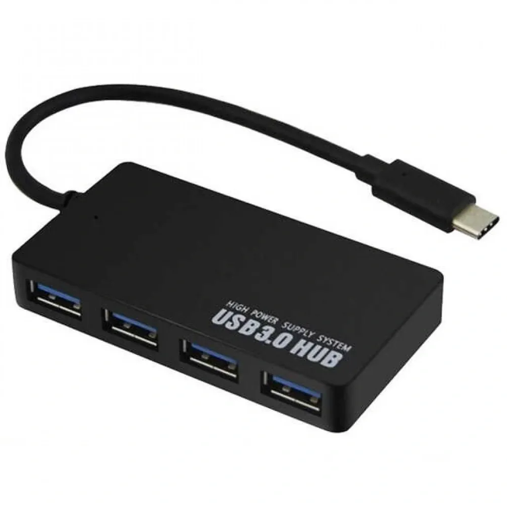 USB ÇOKLAYICI ULTRA THIN TYPE C TO USB 3.0 HUB 4 PORT