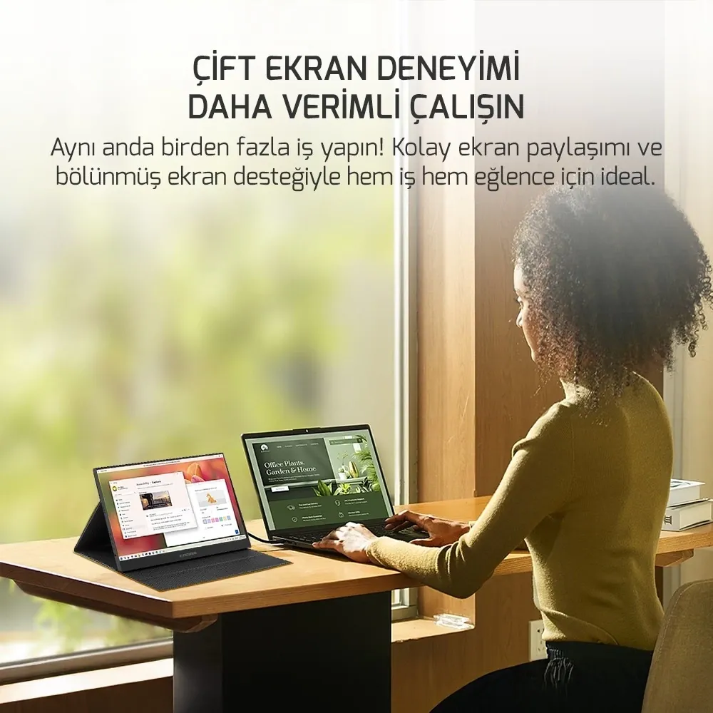 Monitor Ezcool Lite E15 15.6" 60Hz Fhd Taşınabilir