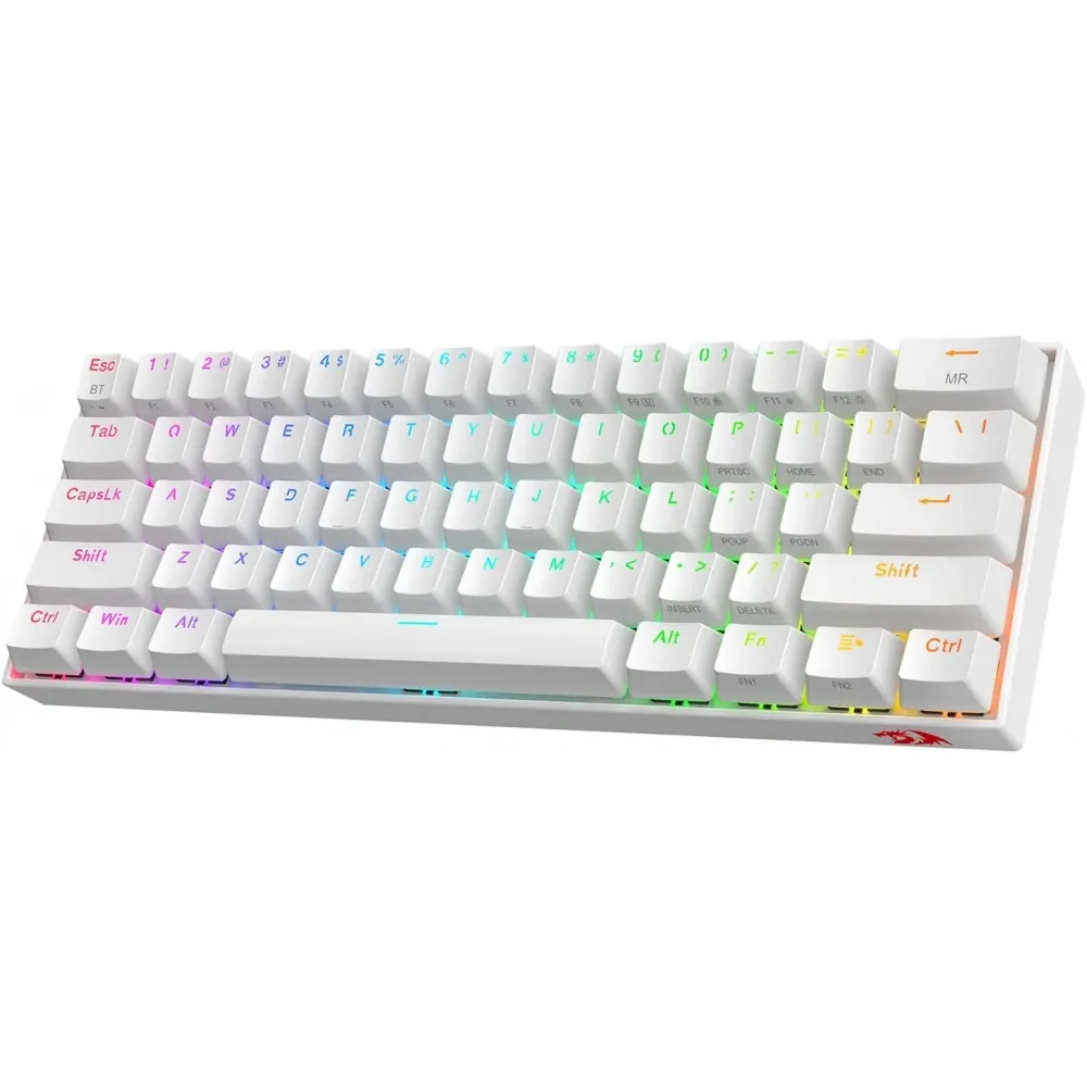 Redragon K530 Draconic Pro Beyaz Brown Switch Kablosuz Tr Layout 2