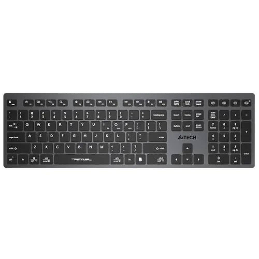 KLAVYE A4TECH FBX50C Gri Bluetooth + 2.4G FN-MM-Şarjlı Klavye TR LAYOU 3