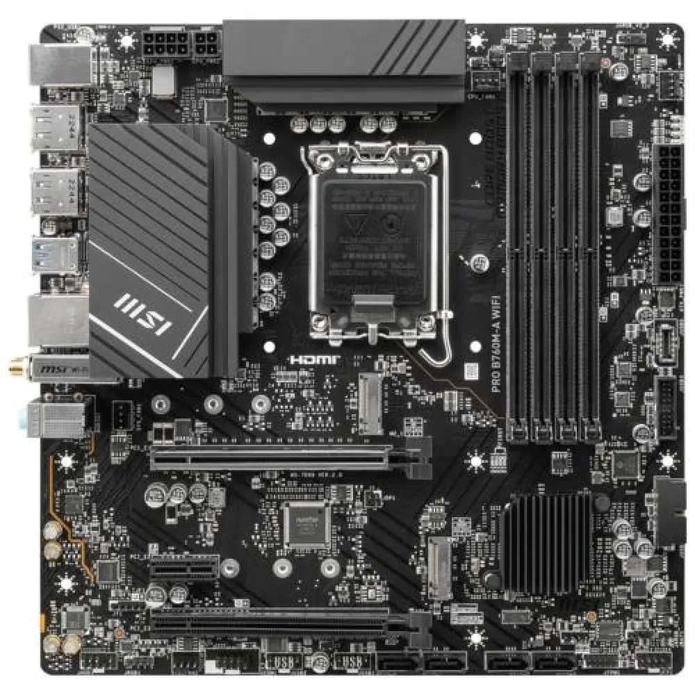 Anakart Msı Pro B760M-A Wıfı Ddr4 S+V+Gl 1700P 3