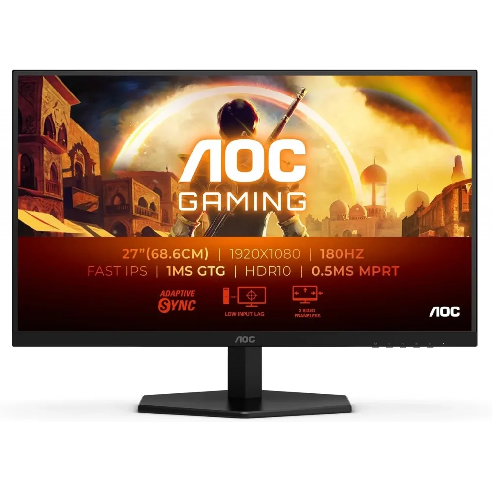 Aoc 27" 27G42E 1Ms 180Hz Hdmı,Displayport Adaptive-Sync Fast Ips 3