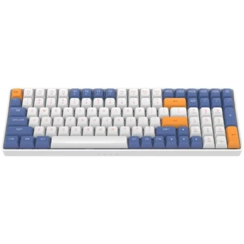 AIGO A100 Mavi Mekanik Yellow Switch Kablolu/Kablosuz Us Layout 2