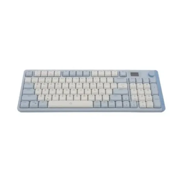 KLAVYE AIGO S99 RGB Mavi/Beyaz Mekanik RED Switch Kablosuz Us Layout