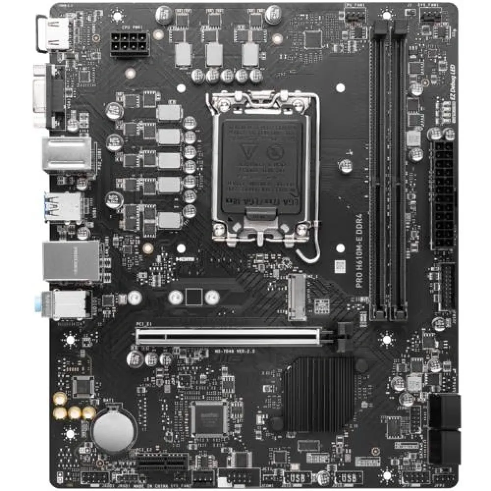 Anakart Msi Pro H610M-E Ddr4 1700P 2
