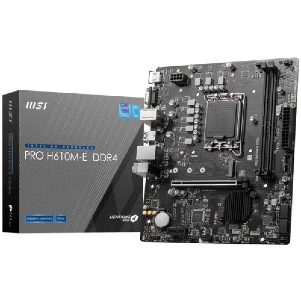 Anakart Msi Pro H610M-E Ddr4 1700P 3
