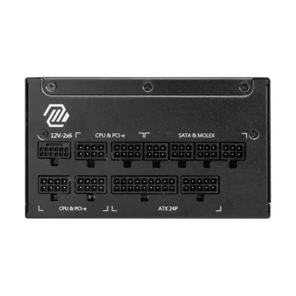 Power Supply Msi Mag A1250Gl 1250W 80+ Gold Full Modular 2
