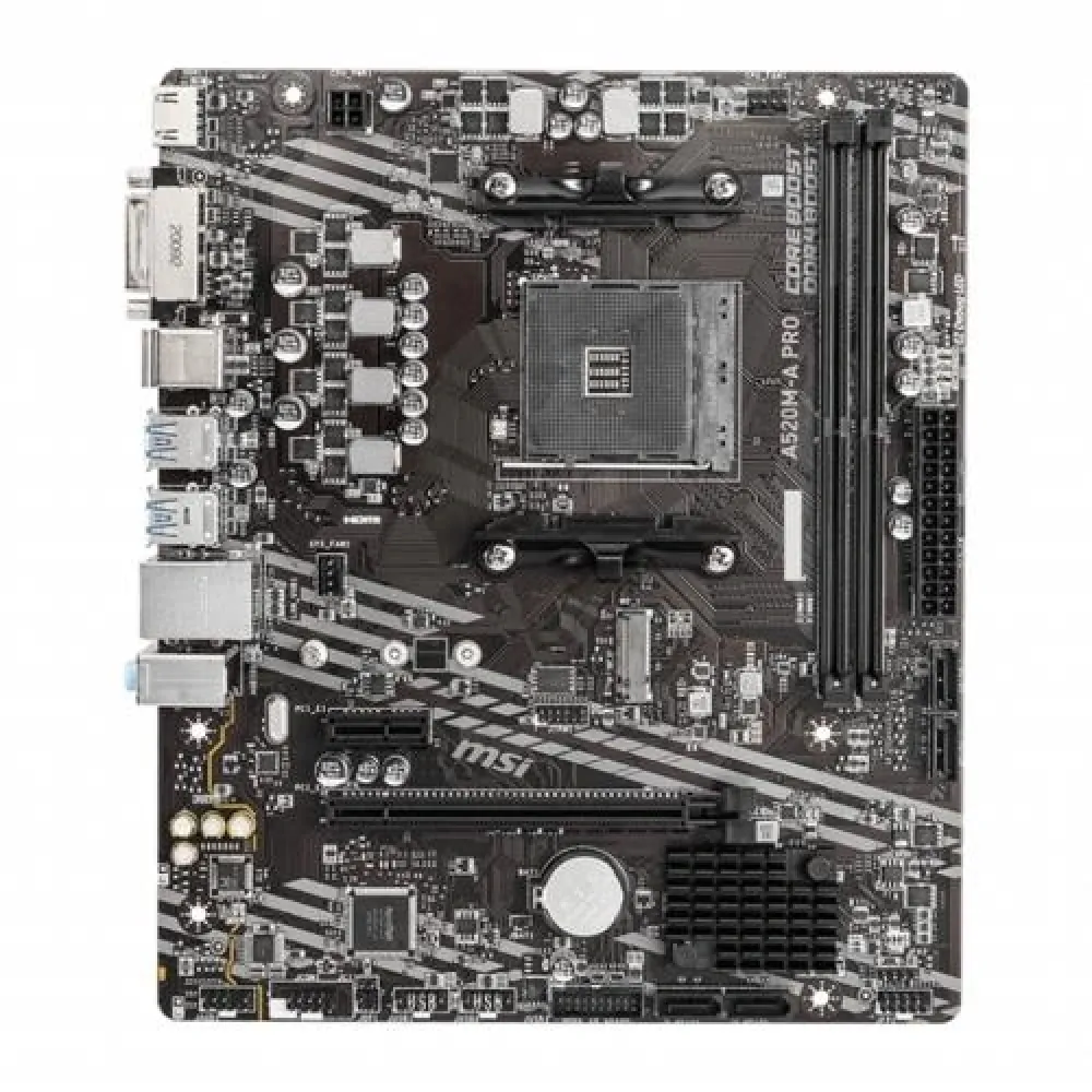 Anakart Msi A520M-A Pro Ddr4 S+V+Gl Am4 2
