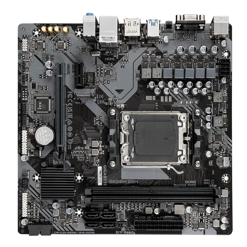 Anakart Gigabyte B650M S2H 6400Mhz Ddr5 Am5