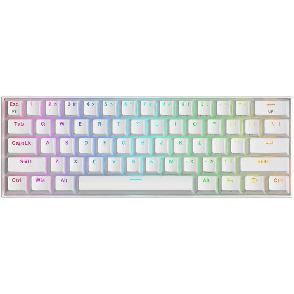 Redragon K530 Draconic Pro Beyaz Brown Switch Kablosuz Tr Layout