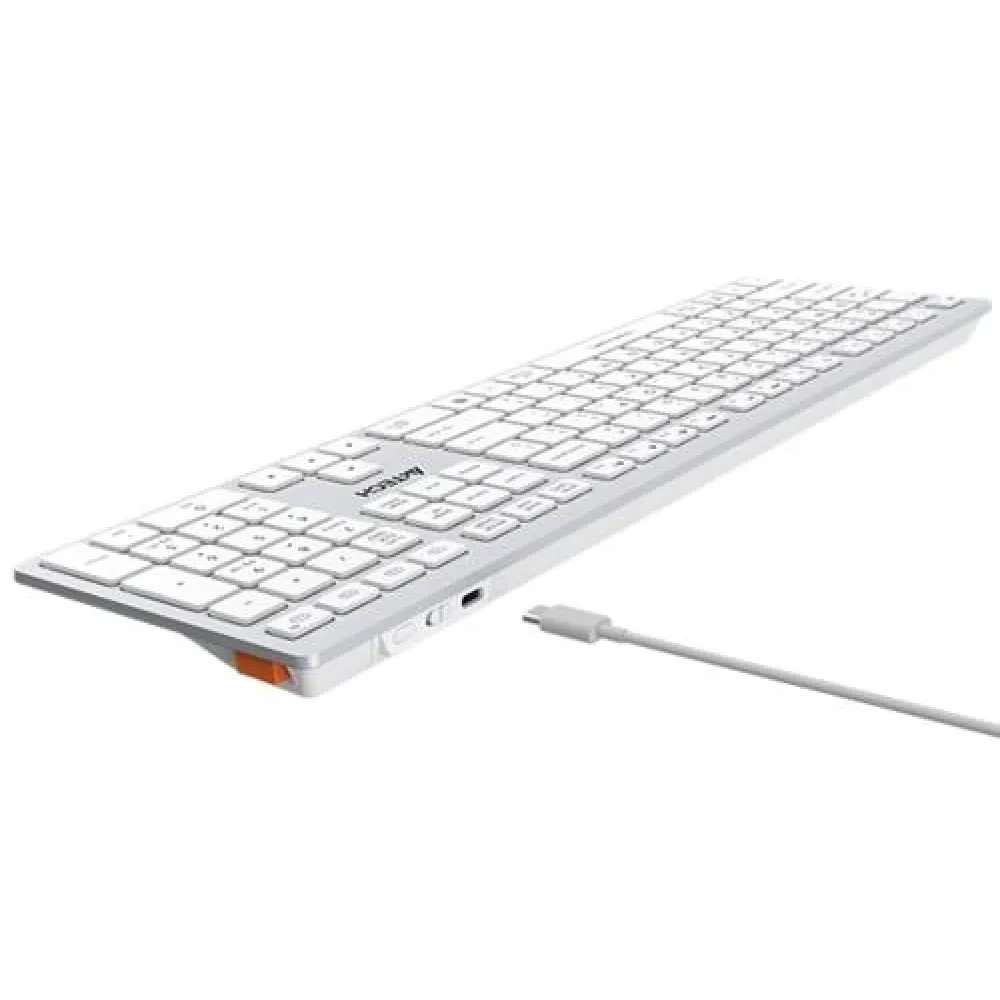 Klavye A4Tech Fbx50C Beyaz Bluetooth+2.4G Fn-Mm-Şarjlı Tr Layout 2