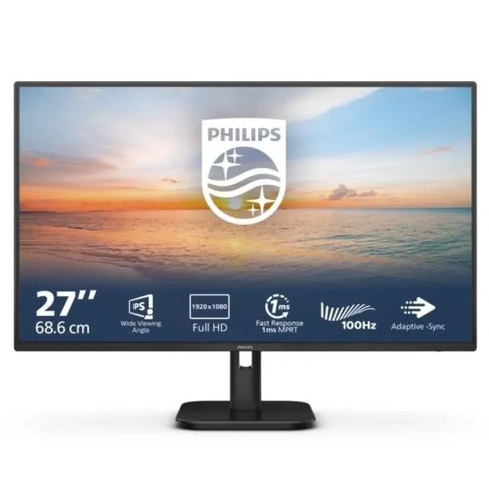 Philips 27" 27E1N1100A/00 Ips MM 1ms Hdmi,Vga,100Hz,Hoparlör,Siyah thumbnail 2