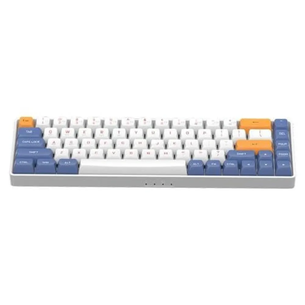 KLAVYE AIGO A68 Mavi Mekanik Red Switch Kablosuz Us Layout thumbnail 2