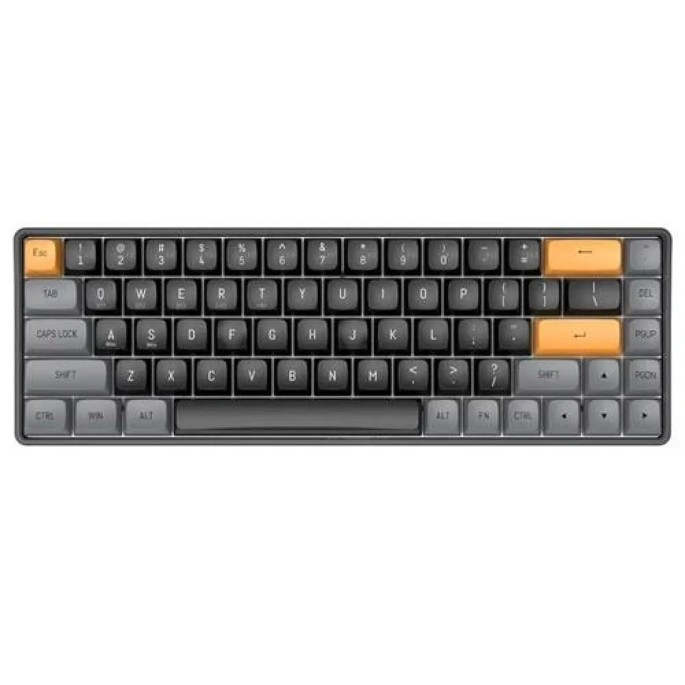 Klavye Aigo A68 Siyah Mekanik Red Switch Kablosuz Us Layout thumbnail 2