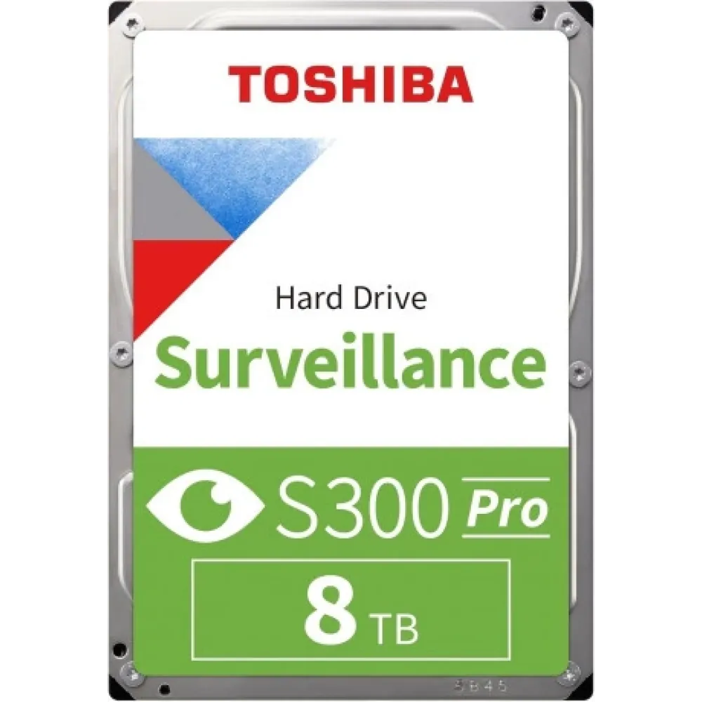Hdd Toshiba 3.5" 8Tb S300 Pro 512Mb Md10Ada800V 7200Rpm Sata 3 7/24