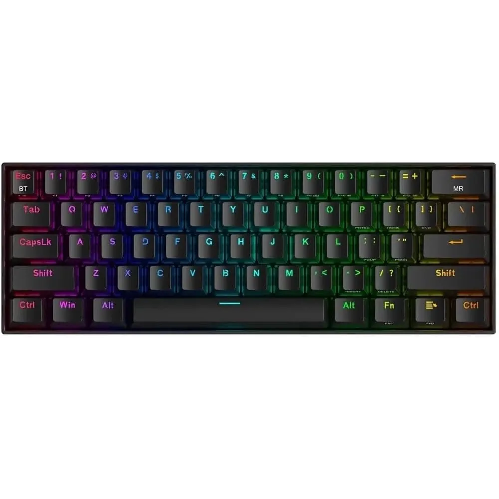 Klavye Redragon K530 Draconic Pro Black Brown Switch Kablosuz UsLayout