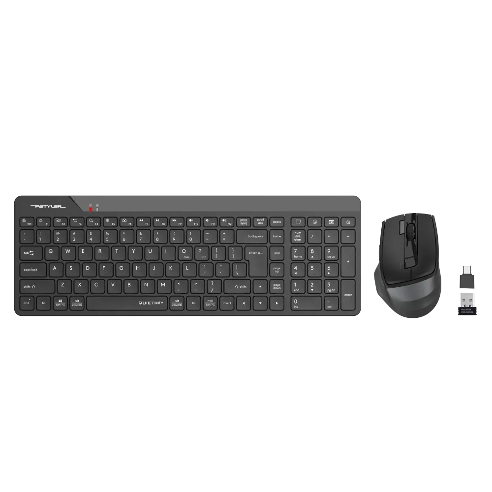 A4Tech Fg2400 Air2 Siyah 2.4Ghz Q Mm Klv+Optik Mouse-2000Dpi