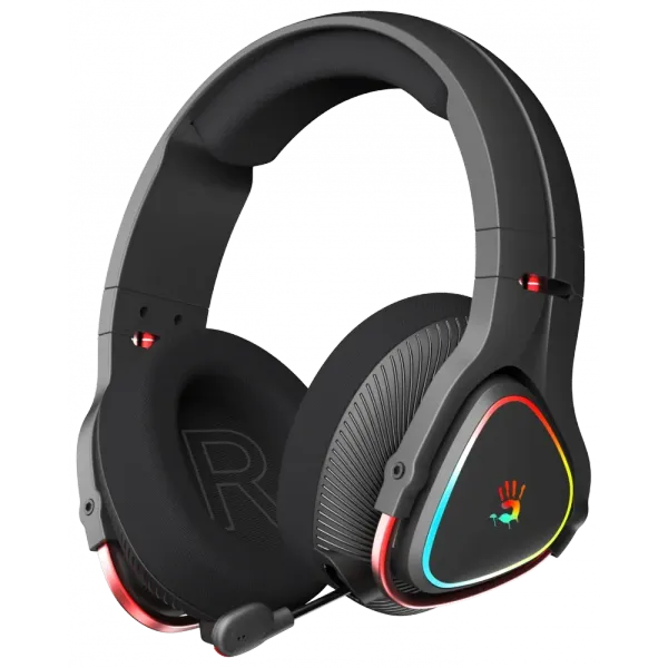 Bloody Mr720 Siyah Şarjlı Rgb Kulaklık-Bt&2.4G&3.5Mm