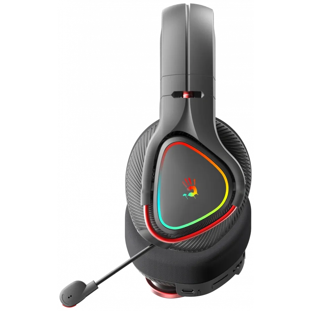 Bloody Mr720 Siyah Şarjlı Rgb Kulaklık-Bt&2.4G&3.5Mm 3