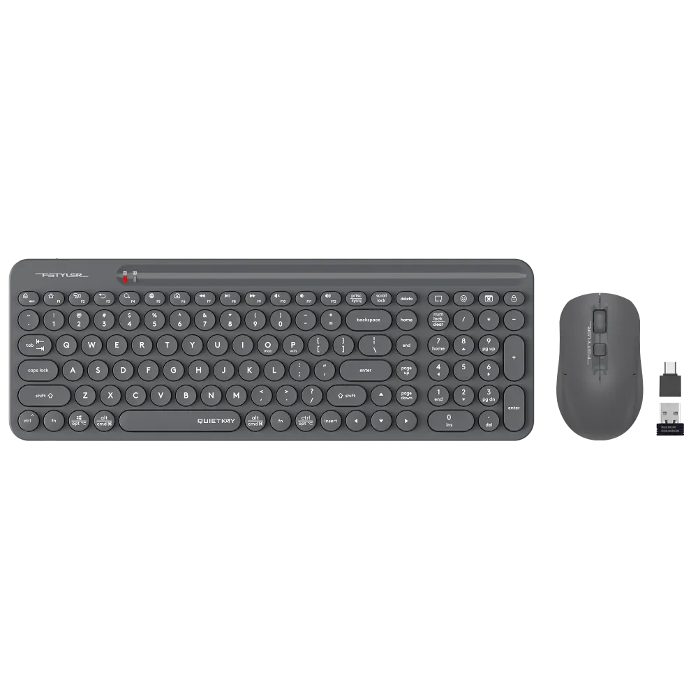 A4Tech Fg3300 Air2 Gri 2.4Ghz Q Mm Klv+Optik Mouse-2000Dpi 3
