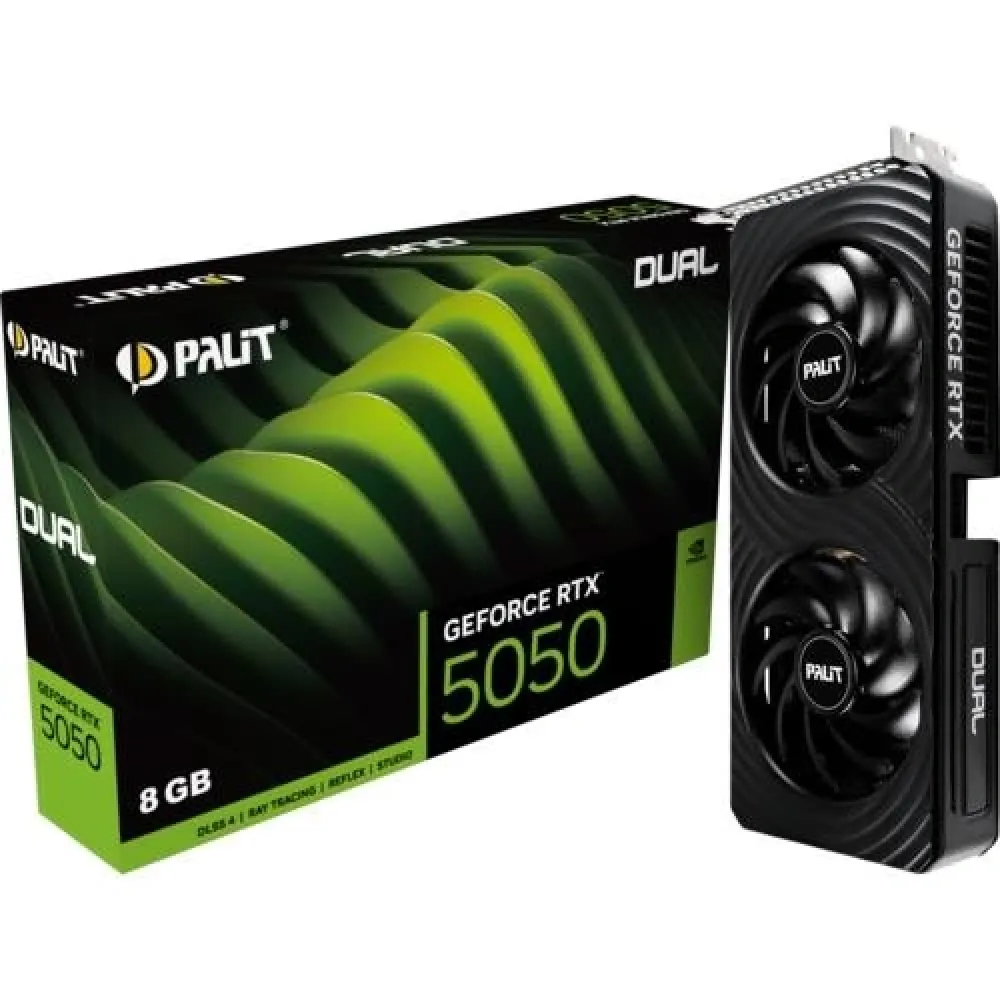 Ekran Kartı Palit RTX5050 DUAL 8GB 128Bit GDDR6 2