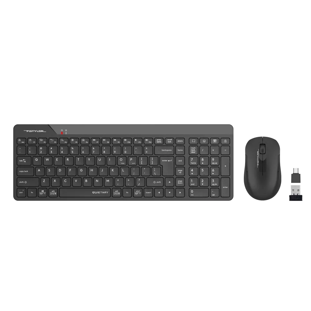 A4Tech Fg2300 Air2 Siyah 2.4Ghz Q Mm Klv+Optik Mouse 2000Dpi 2