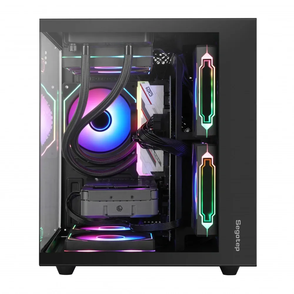 Kasa SEGOTEP Brave W1 Siyah 650W 80+Bronze Midi Tower 3