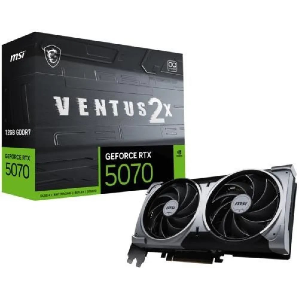 Msi Geforce Rtx5070 12G Ventus 2X Oc 12Gb Gdrr7 192Bit Dx12 2