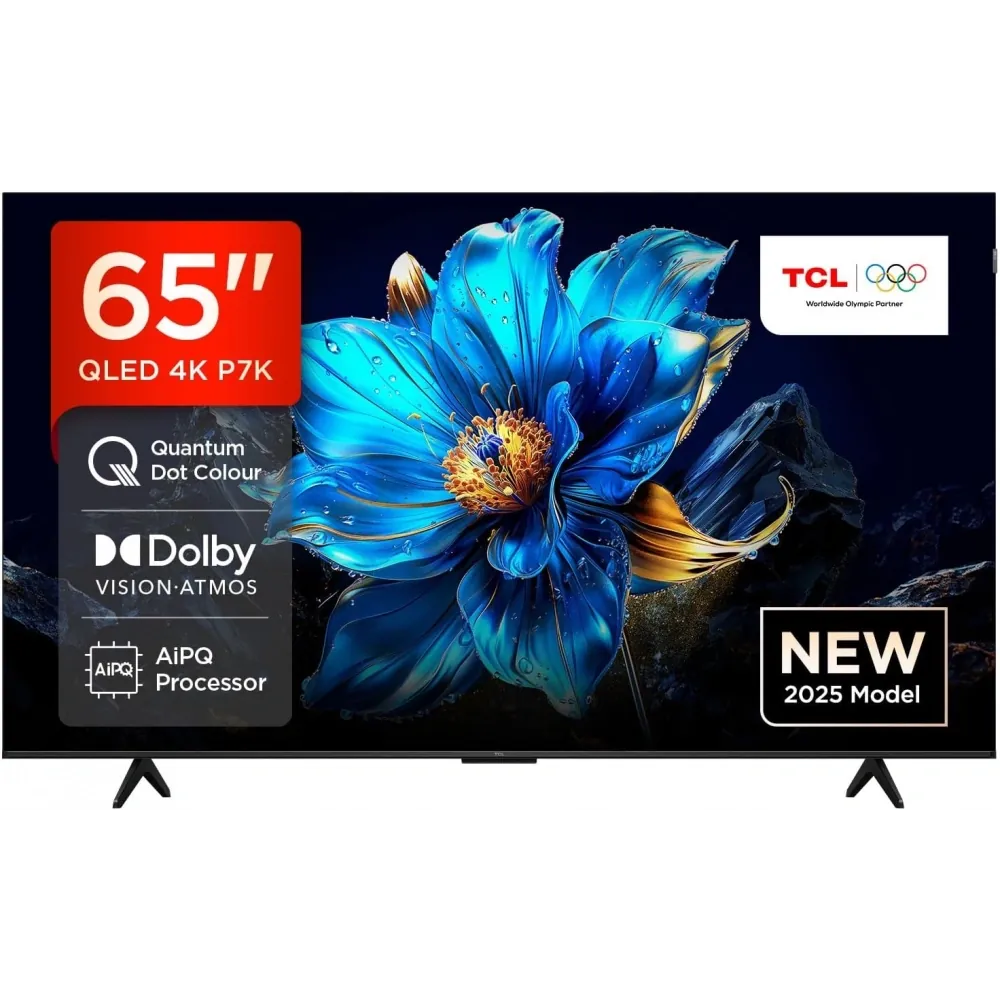 Televizyon TCL 65" 65P7K Qled 4K Quantum Crystal Google TV