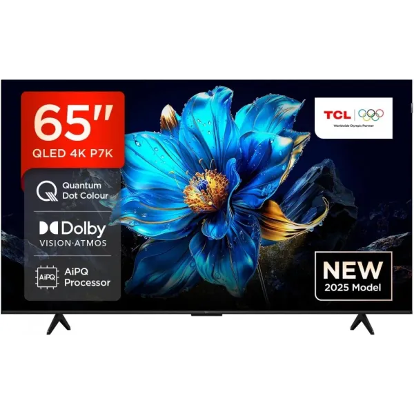 Televizyon TCL 65" 65P7K Qled 4K Quantum Crystal Google TV