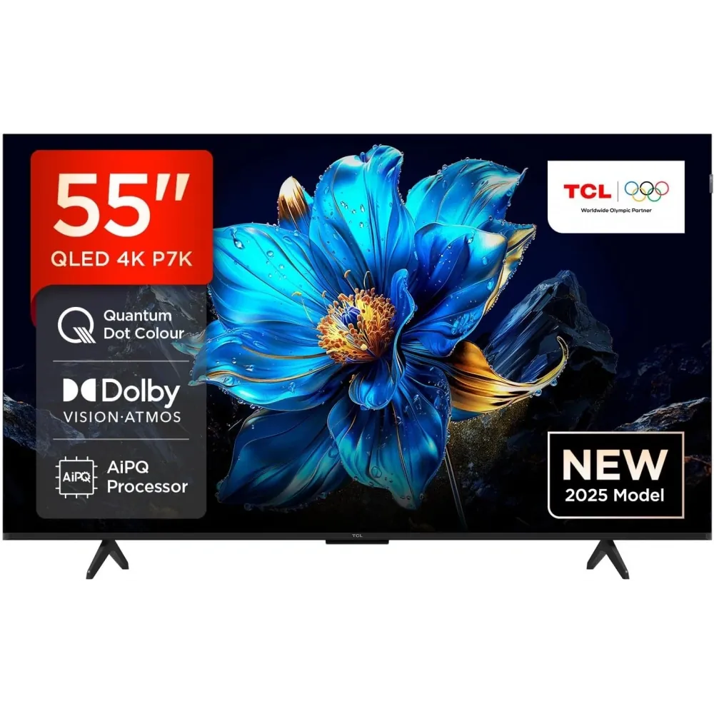 Televizyon TCL 55" 55P7K Qled 4K Quantum Crystal Google TV