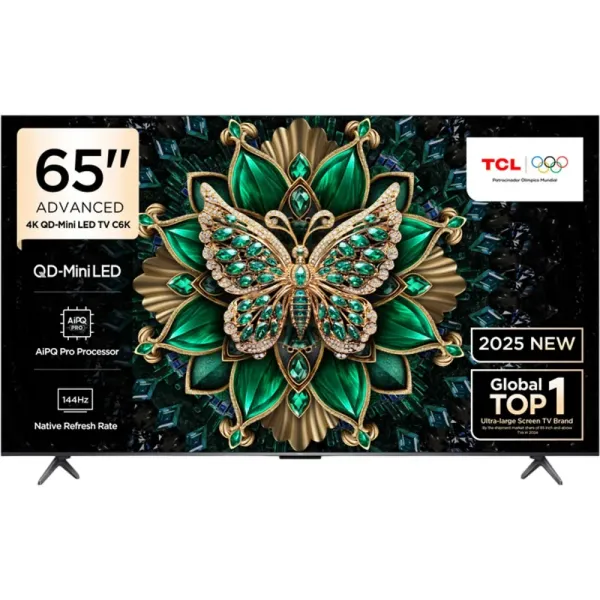 Televizyon TCL 65" 65C6K Premium Qd-Mini Led Google Tv