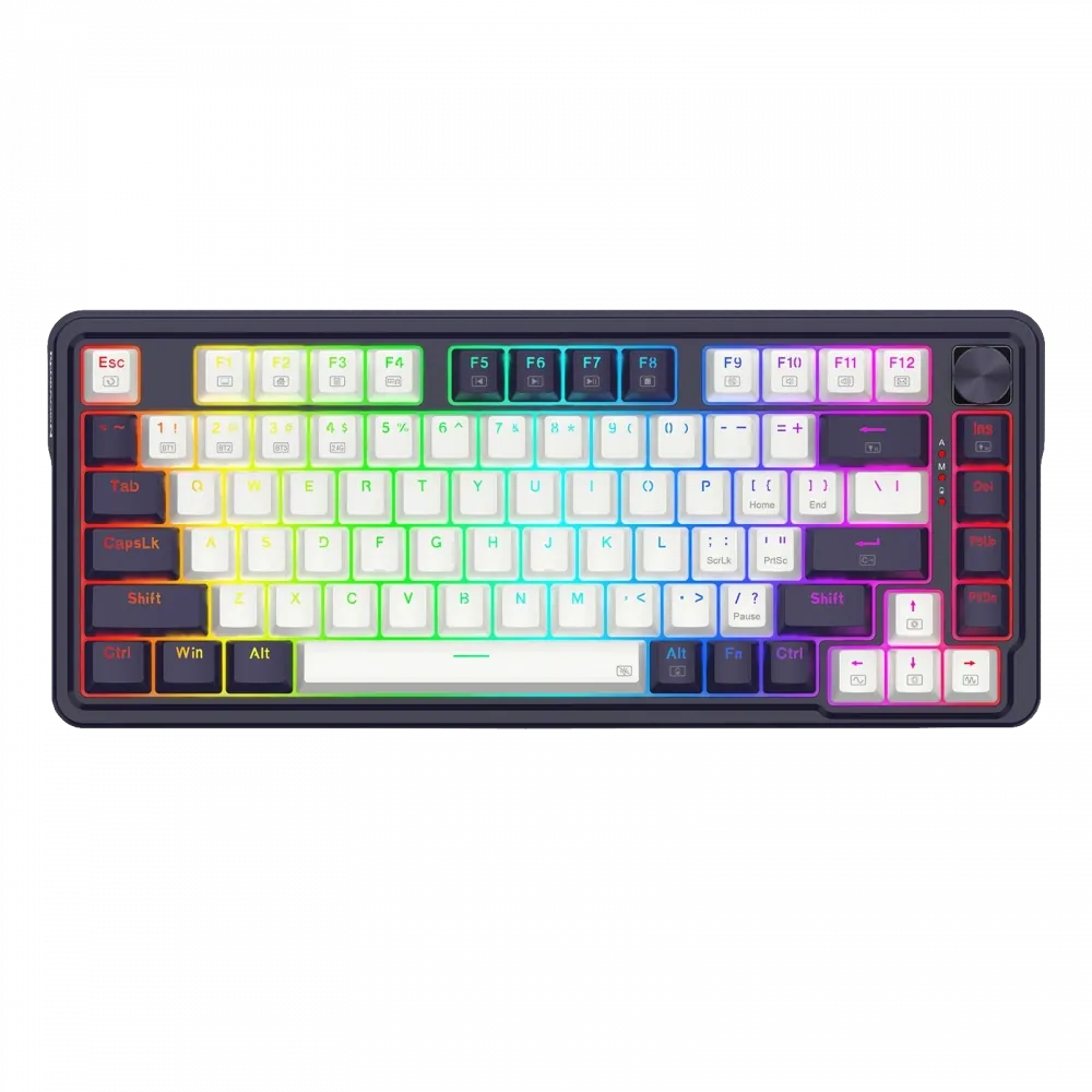 Redragon Ucal Pro K673WB-RGB-PRO Siyah Kablosuz Tr Layout