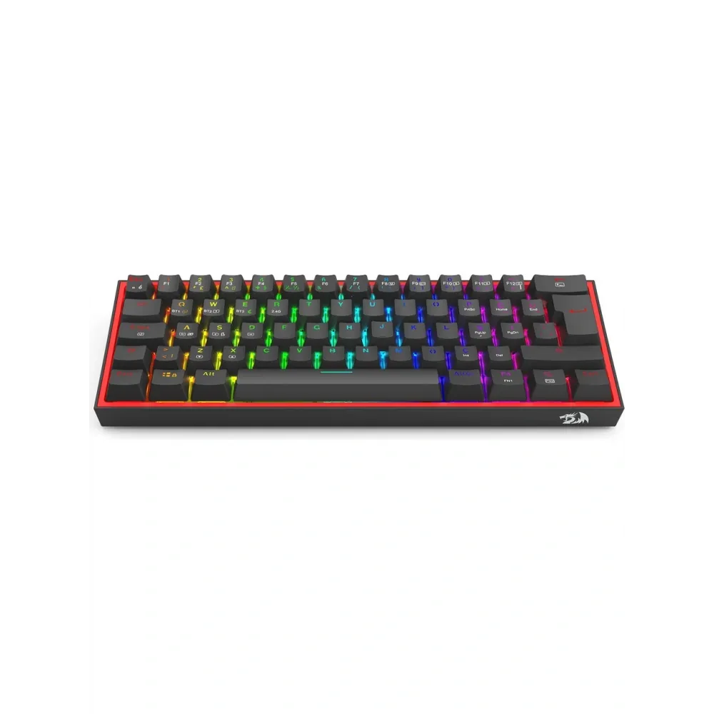 Redragon K616 Fizz Pro RGB Red Switch Kablosuz Siyah Compact Tr Layout