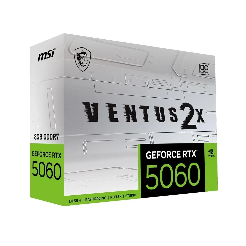 Ekran Kartı Msi Geforce Rtx5060 8G Ventus 2X Oc White Gddr7 128Bdx12