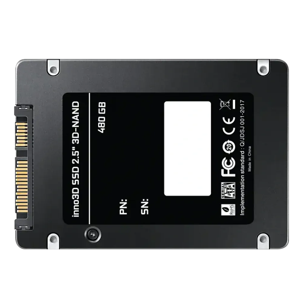 Ssd Inno3D 480Gb 3D-Nand 510/480Mb/s Sata
