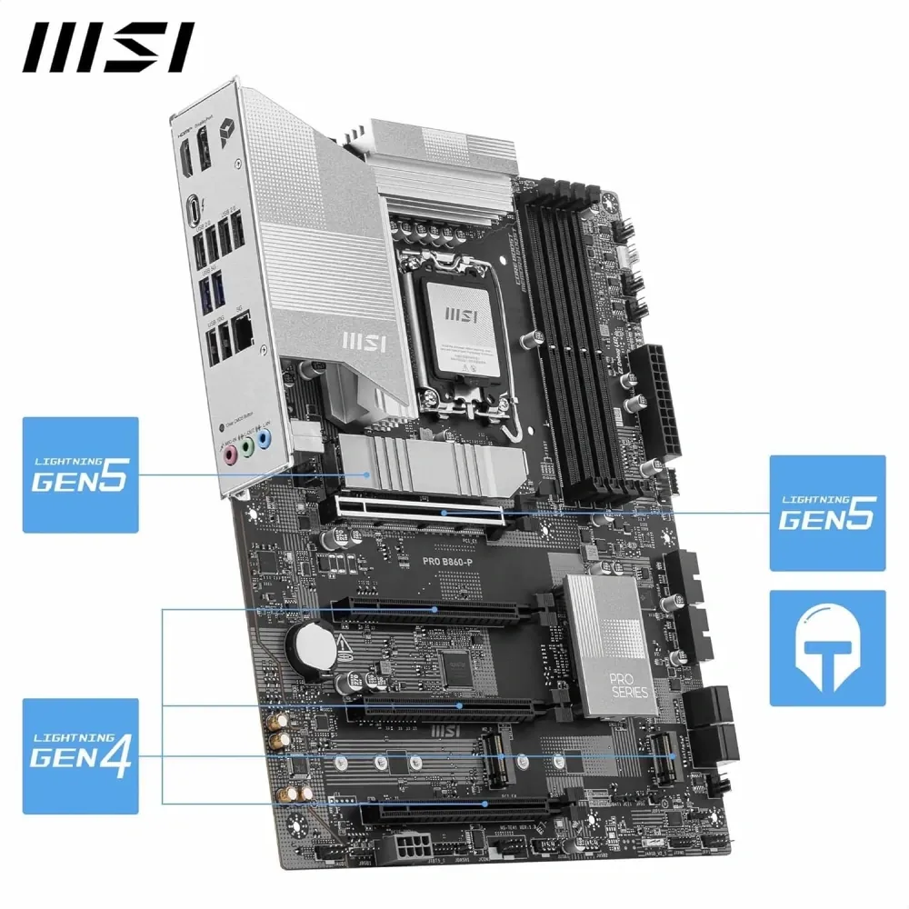Anakart Msi PRO B860-P DDR5 8800+(OC)MHz Atx 1851 3