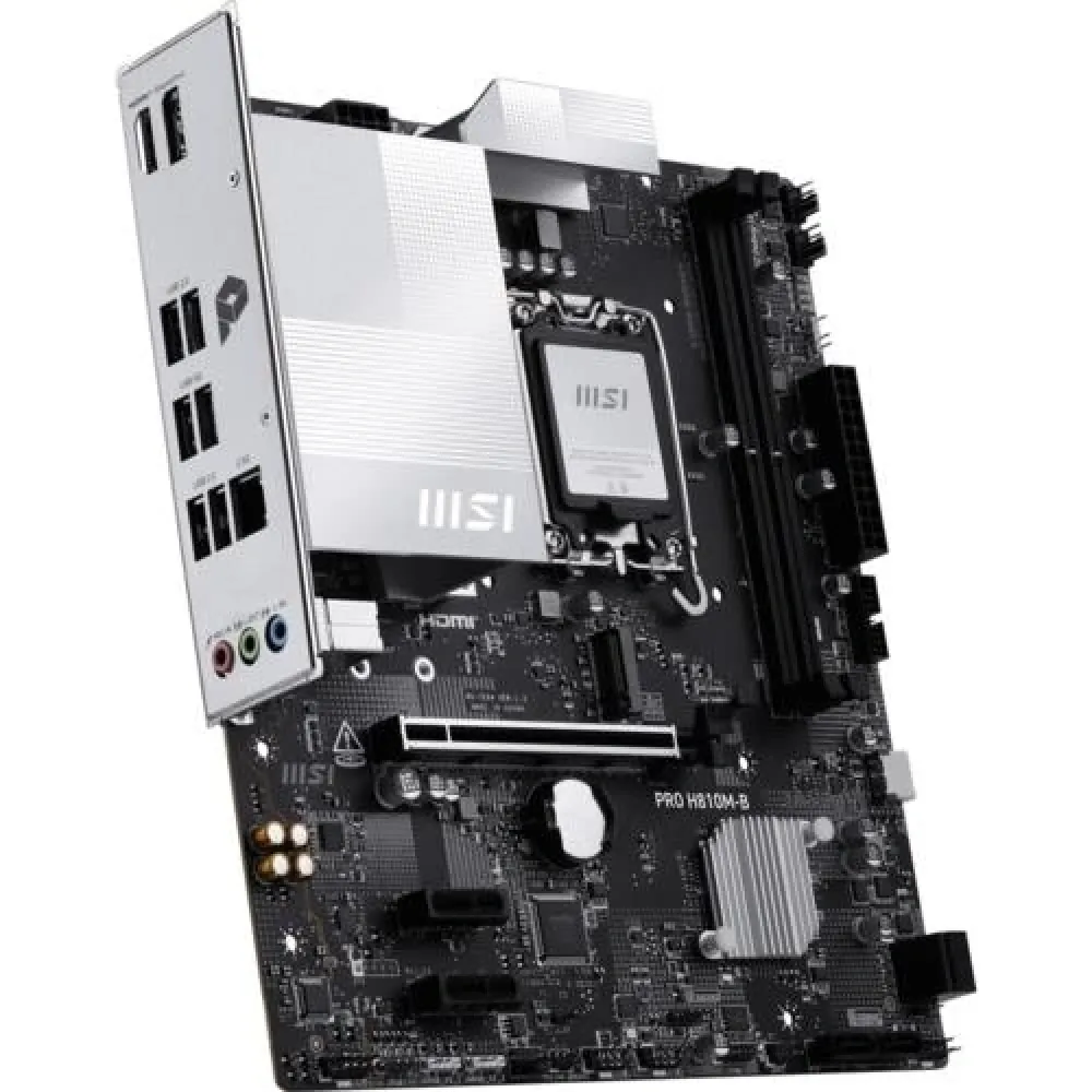 Anakart Msi Pro H810M-B Ddr5 6400Mhz (Oc) M.2 Matx 1851p