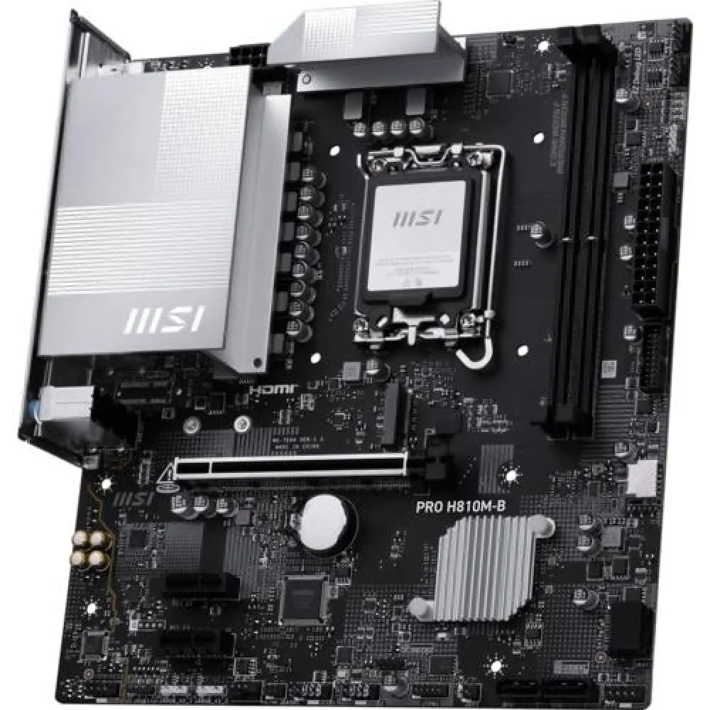 Anakart Msi Pro H810M-B Ddr5 6400Mhz (Oc) M.2 Matx 1851p 4