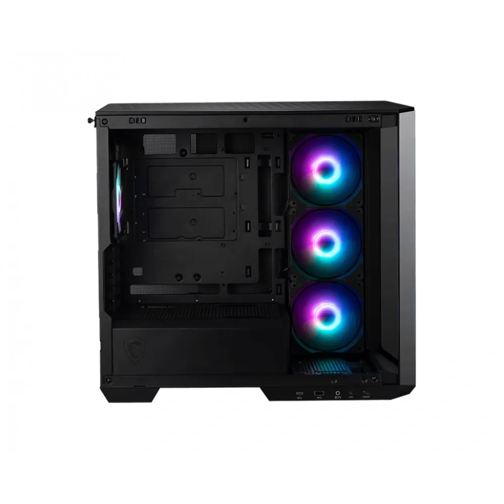 Kasa Msi Pano M100R Pz Siyah 4X120mm Micro Atx Gaming Kasa