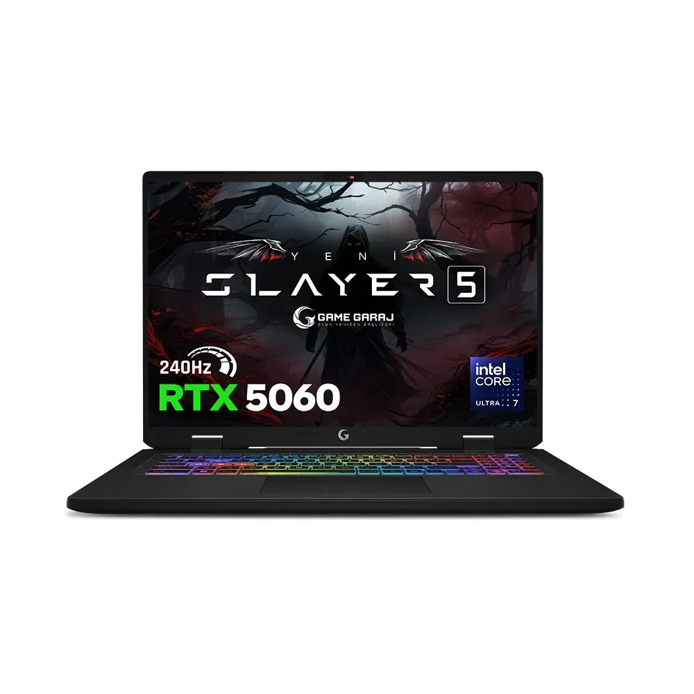 GameGaraj Slayer5 7-5060 C1 Ultra 7-255Hx 32GB 1TB Ssd RTX5060 16" 4