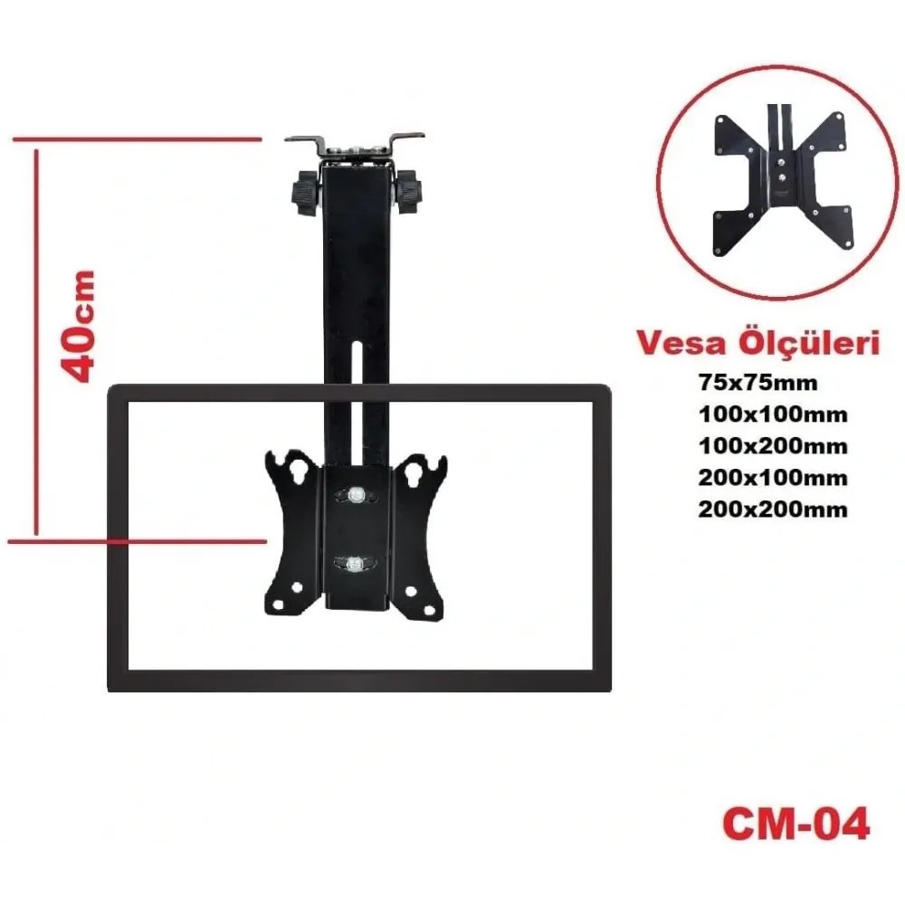 17-27"EĞİMLİ TAVAN ASKI APARAT CM-04 40cm