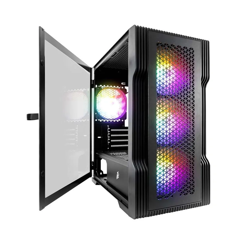 1St Player Trilobite T3 Siyah 600W 80+ Argb 4X12Cm Fan Temperli Cam