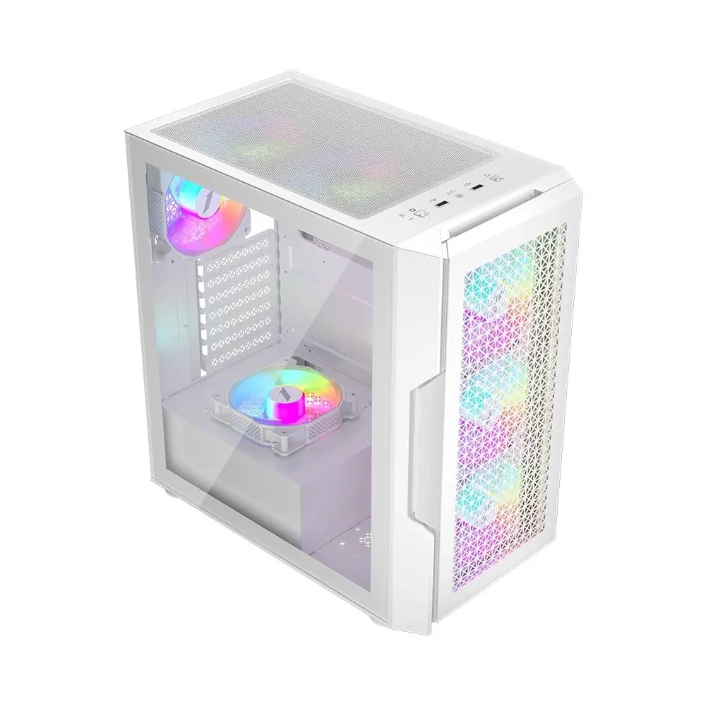1St Player Trilobite T7 Beyaz 650W 80+ Argb 4X12Cm Fan Temperli Cam Me 4