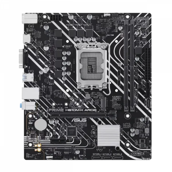 Anakart Asus Prime H610M-K Argb Ddr5 5600Mhz Usb 3.2 Matx 1700p