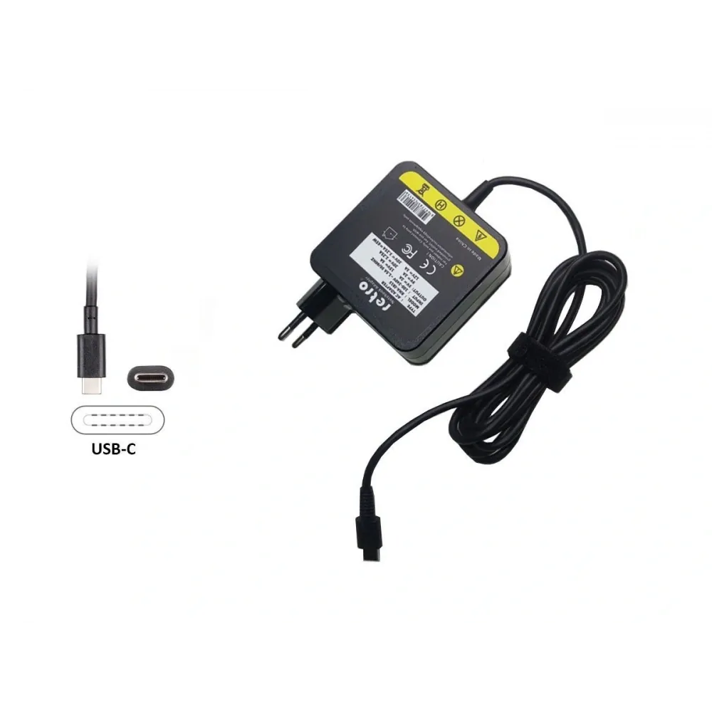 ADAPTOR DCA-IB15 TYPE-C 65W PD: 5V2A 9V2A 12V3A 15V3A 20V2.25A 20V3.25