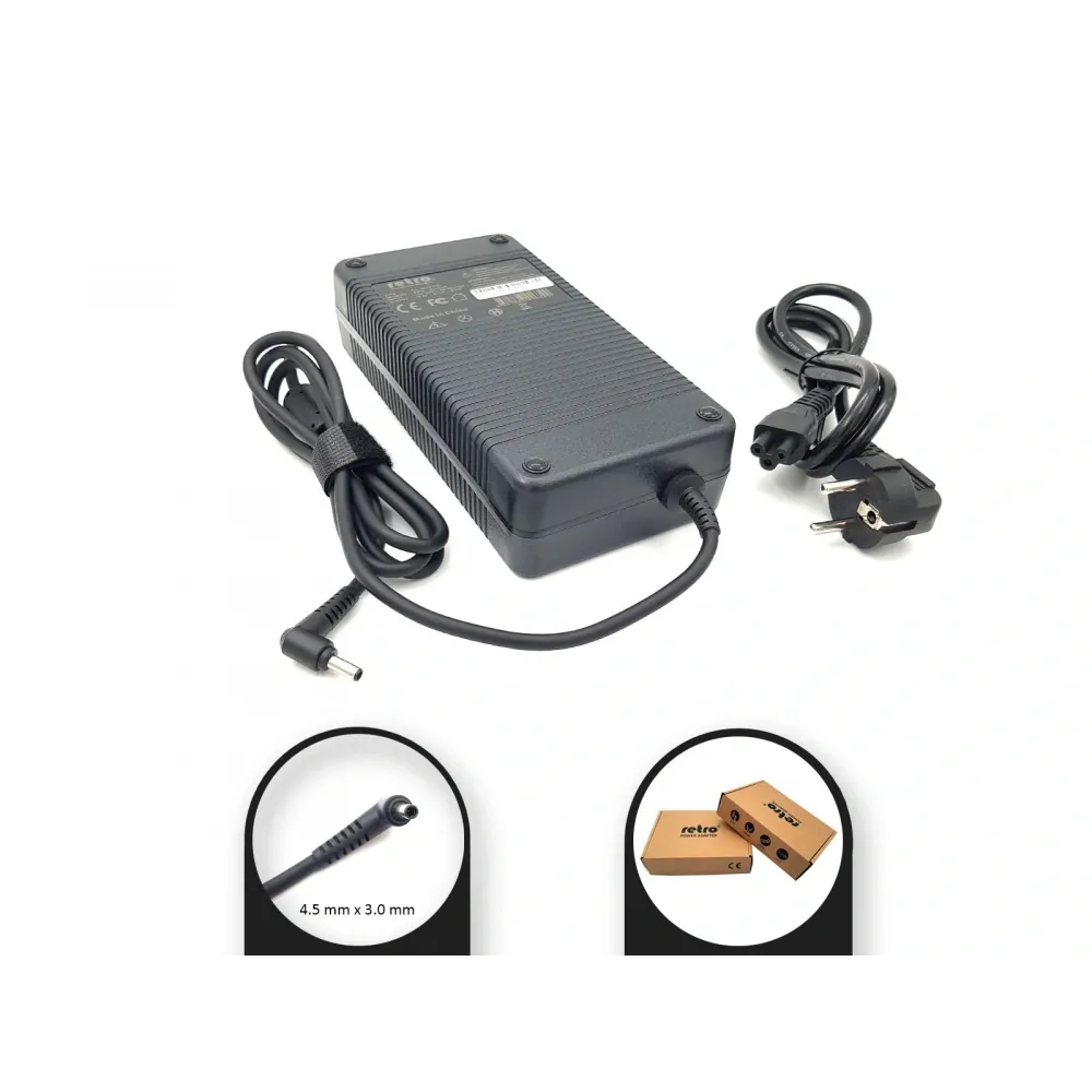 ADAPTOR DCA-AC335 19.5V 11.8A 4.5mm x 3.0mm 230w Pinli